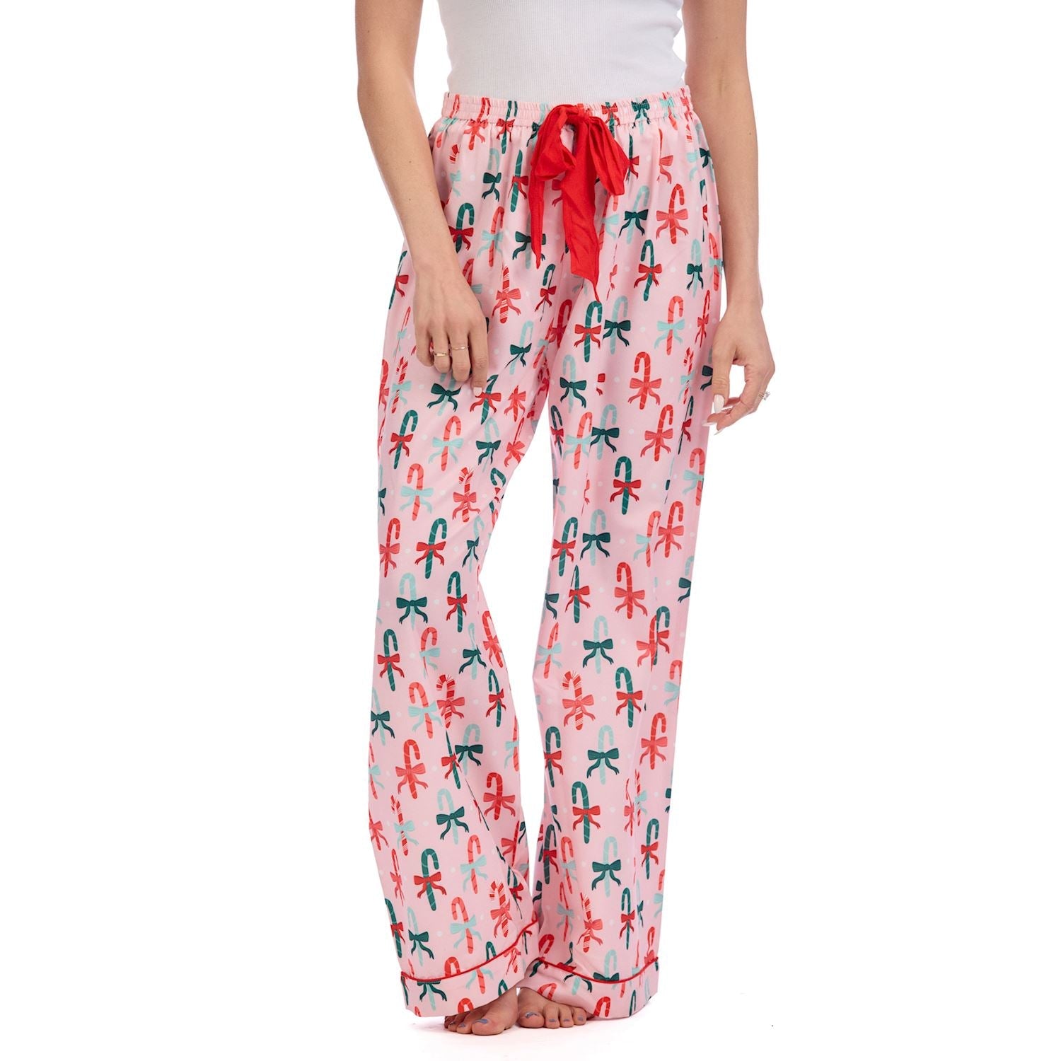 Candy Cane Cutie Pajama Pants by Mud Pie at Confetti Gift and Party Tuscaloosa Alabama