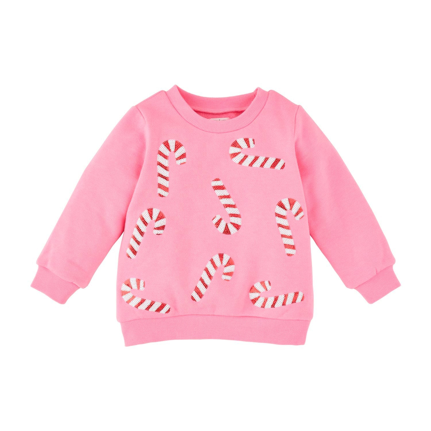Candy Cane Sweatshirt by Mud Pie at Confetti Gift and Party Tuscaloosa Alabama