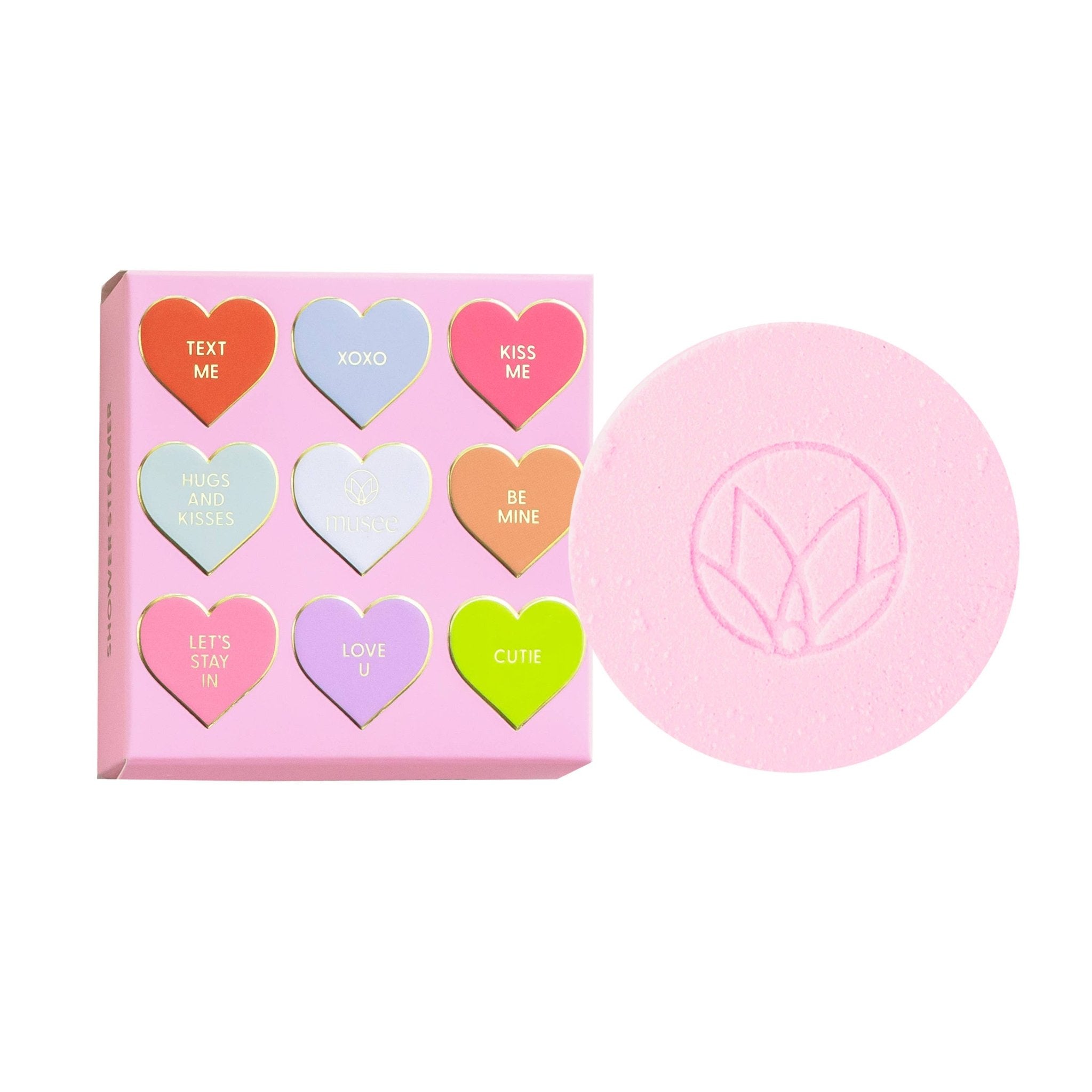 Candy Heart Shower Steamer - Single Steamer