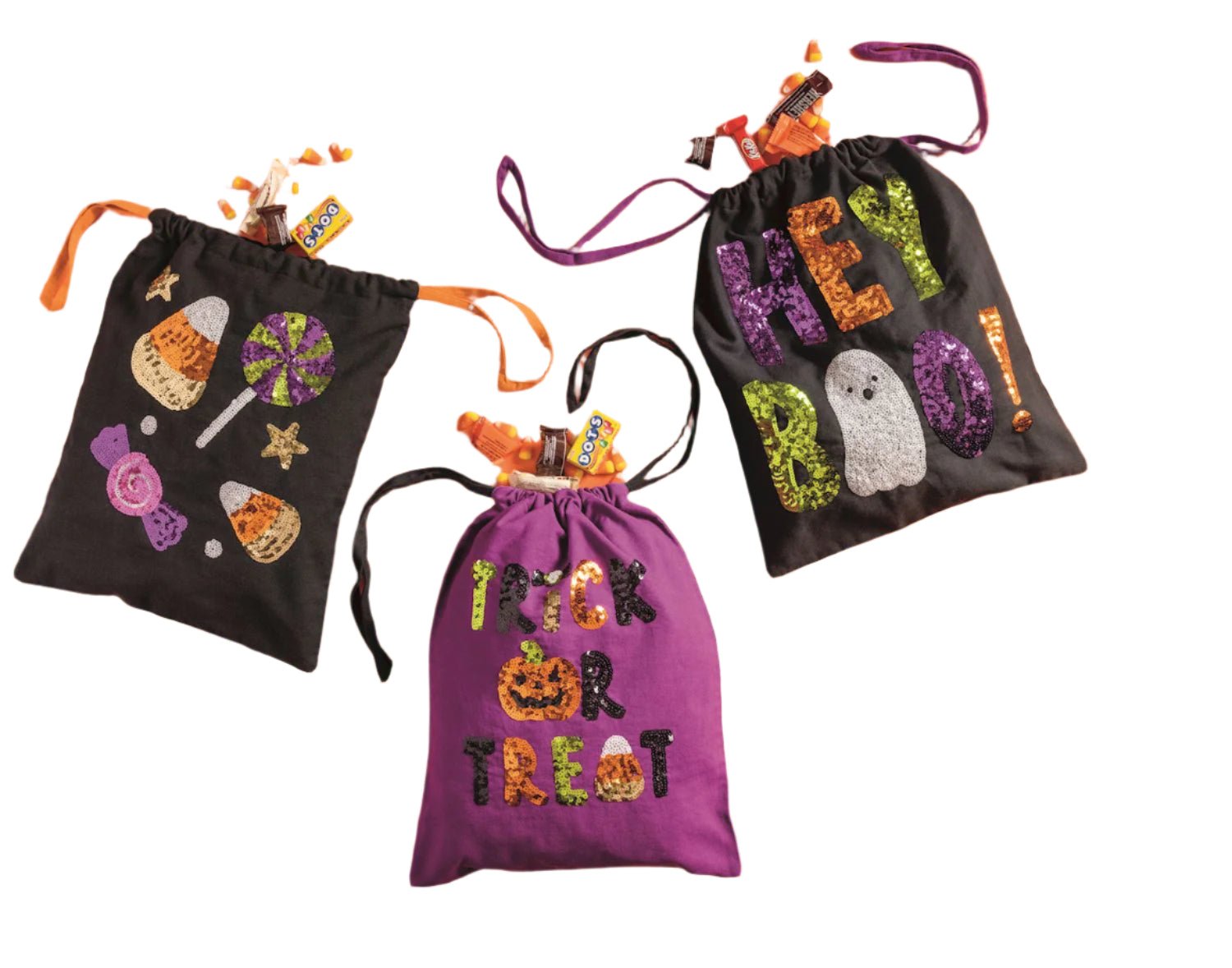  Halloween-themed drawstring bags 
