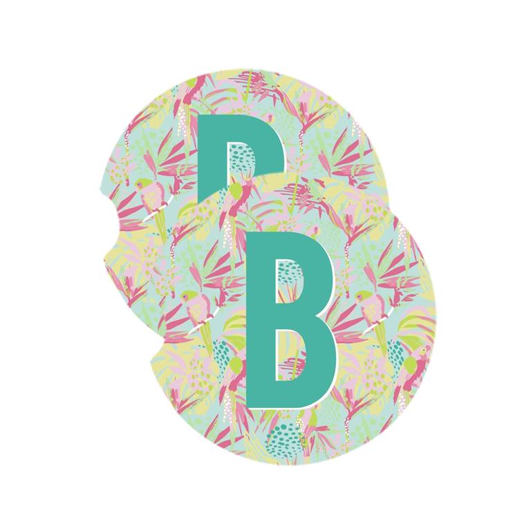Car Coasters - Initials by Mary Square at Confetti Gift and Party