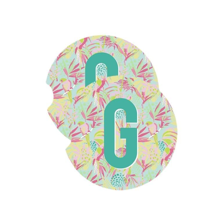 Car Coasters - Initials by Mary Square at Confetti Gift and Party