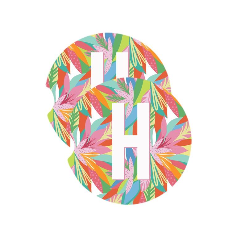 Car Coasters - Initials by Mary Square at Confetti Gift and Party