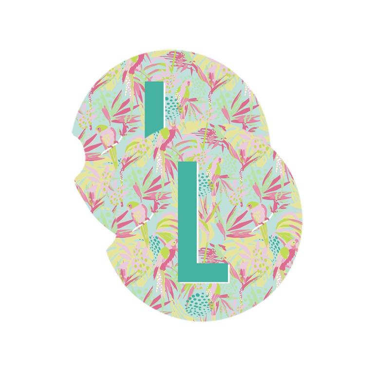 Car Coasters - Initials by Mary Square at Confetti Gift and Party