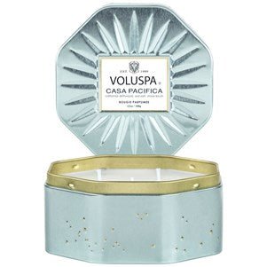 Casa Pacifica Octagon Tin Candle by Voluspa at Confetti Gift and Party