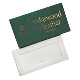Cedarwood & Leather Bar Soap by Musee at Confetti Gift and Party Tuscaloosa Alabama