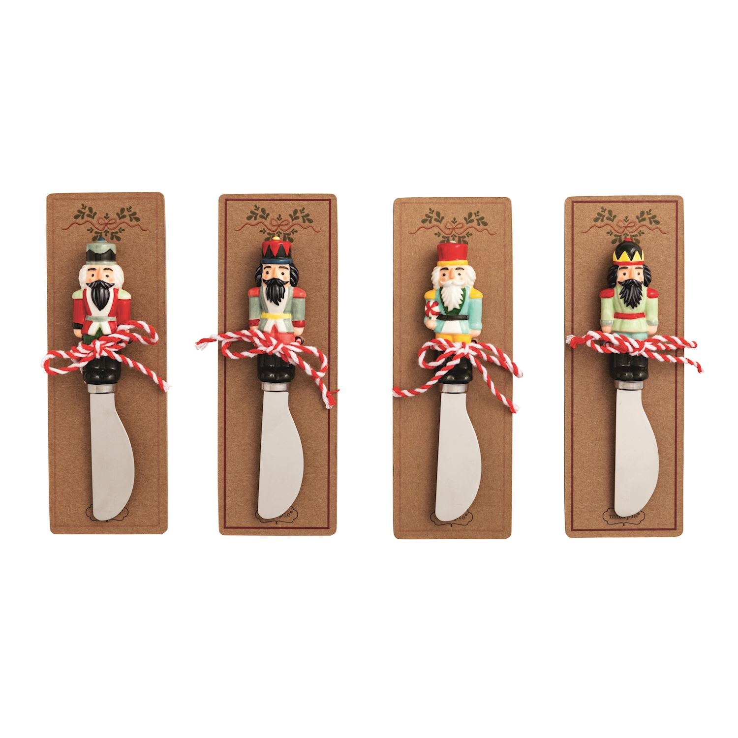 Ceramic Nutcracker Spreaders by Mud Pie at Confetti Gift and Party Tuscaloosa Alabama