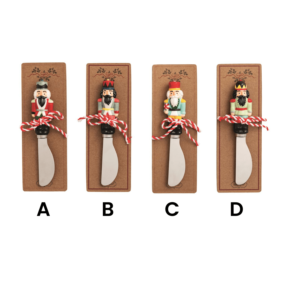 Ceramic Nutcracker Spreaders by Mud Pie at Confetti Gift and Party Tuscaloosa Alabama