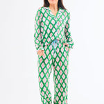 Charlotte Pajama Pant Set (Long Sleeve) - Christmas Calvary by Mary Square at Confetti Gift and Party Tuscaloosa Alabama