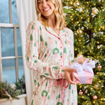 Charlotte Pajama Pant Set (Long Sleeve) - Home for Christmas by Mary Square at Confetti Gift and Party Tuscaloosa Alabama