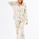 Charlotte Pajama Pant Set (Long Sleeve) - Home for Christmas by Mary Square at Confetti Gift and Party Tuscaloosa Alabama