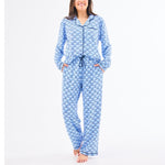Charlotte Pajama Pant Set (Long Sleeve) - Second Glance Blue by Mary Square at Confetti Gift and Party Tuscaloosa Alabama