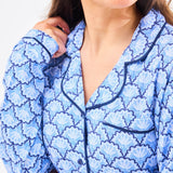 Charlotte Pajama Pant Set (Long Sleeve) - Second Glance Blue by Mary Square at Confetti Gift and Party Tuscaloosa Alabama
