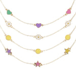 Charm After Charm Necklace - Smiley Faces by Top Trenz at Confetti Gift and Party Tuscaloosa Alabama