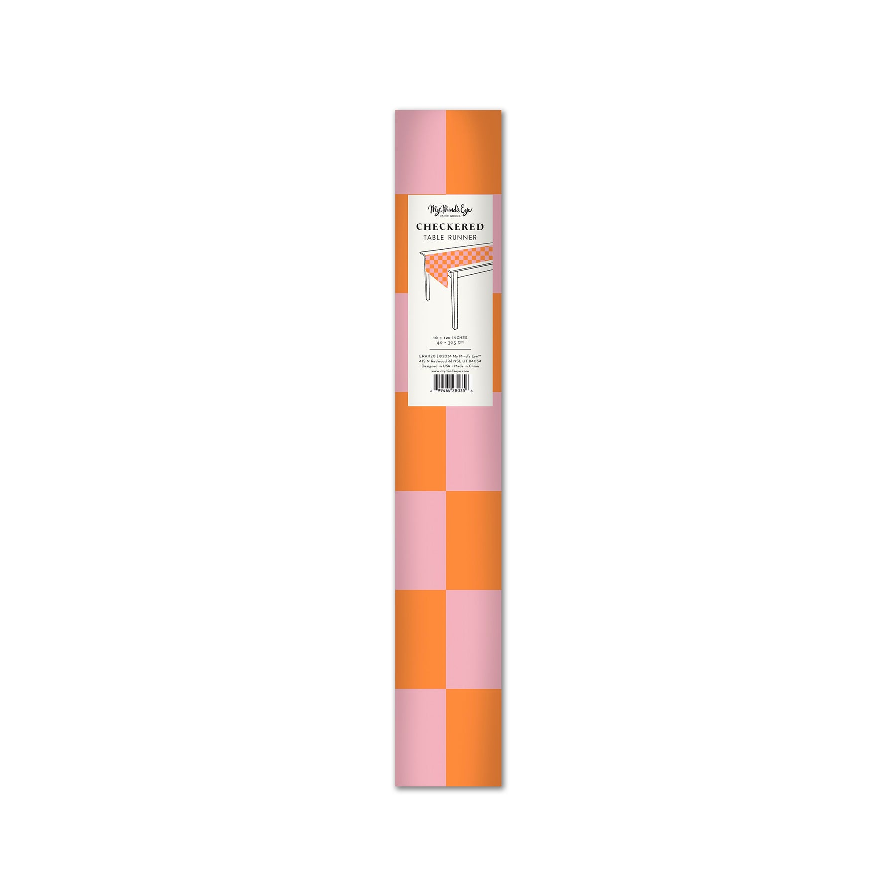 Checked Table Runner by My Mind’s Eye at Confetti Gift and Party