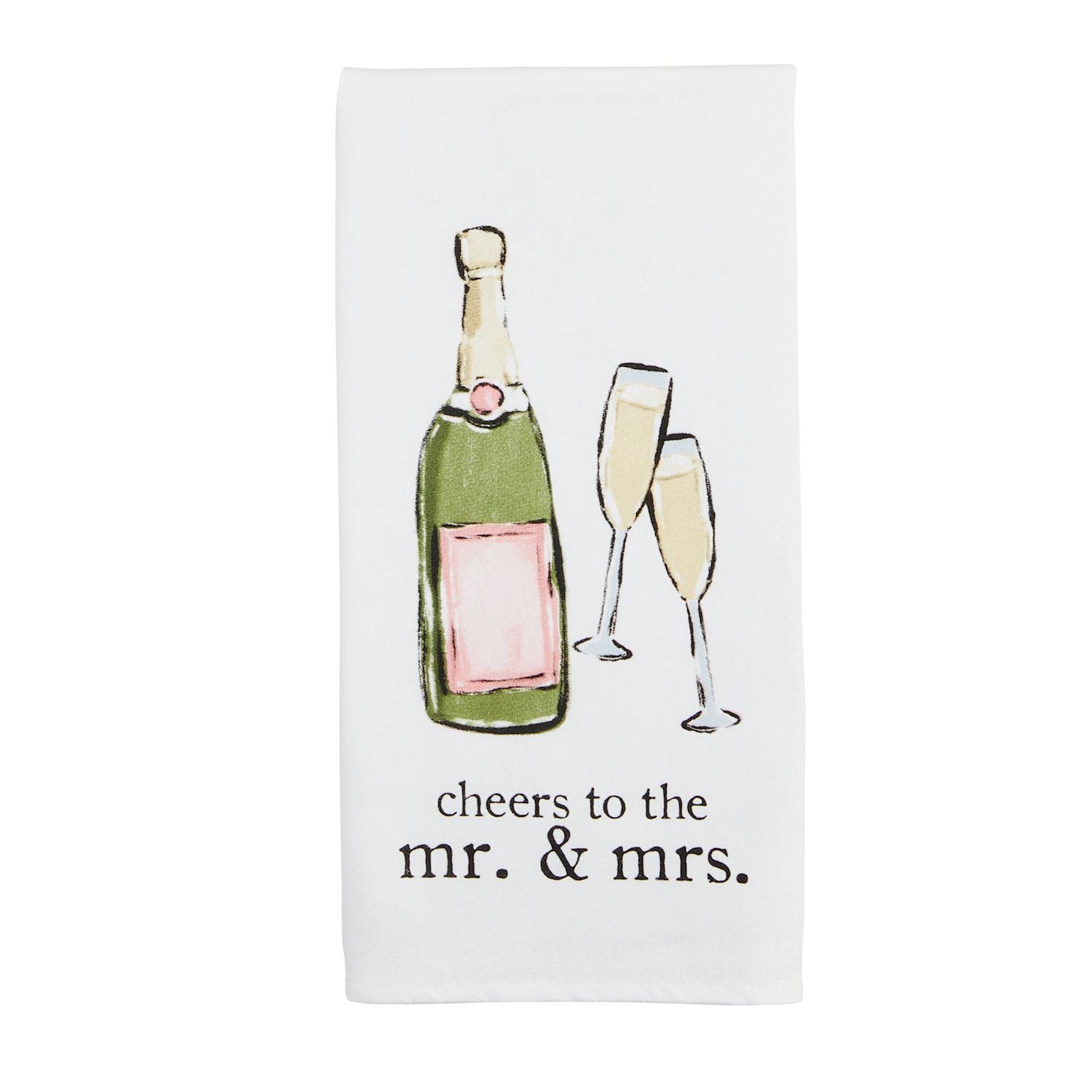 Cheers Cotton Hand Towel by Mud Pie at Confetti Gift and Party Tuscaloosa Alabama