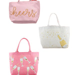 Cheers Sparkle Tote by Mud Pie at Confetti Gift and Party Tuscaloosa Alabama
