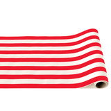 Cherry Red Signature Cabana Stripe Table Runner by Bonjour Fête at Confetti Gift and Party Tuscaloosa Alabama