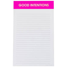  Chez Gagné - Good Intentions Notepad - Fuschia by Chez Gagné at Confetti Gift and Party