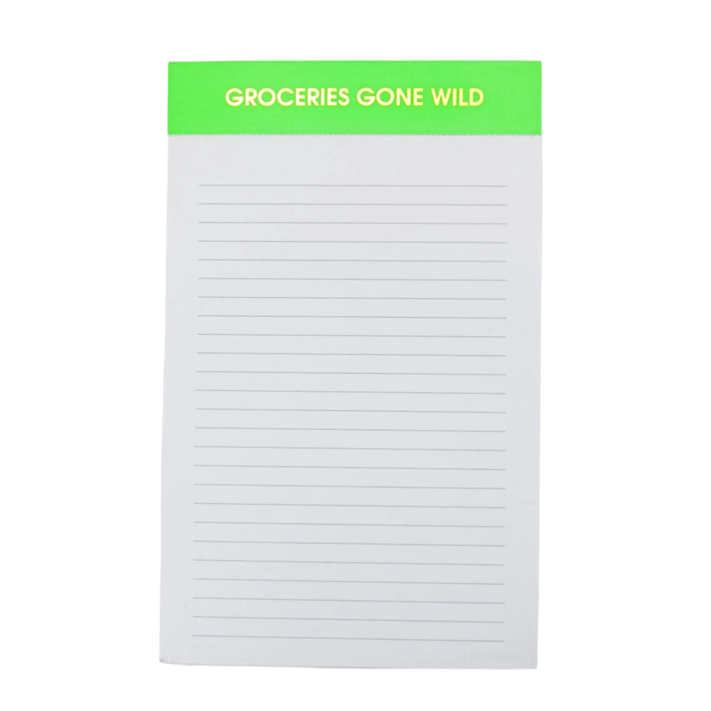 
                      
                        Chez Gagné - Groceries Gone Wild Notepad - Neon Green by Chez Gagné at Confetti Gift and Party
                      
                    