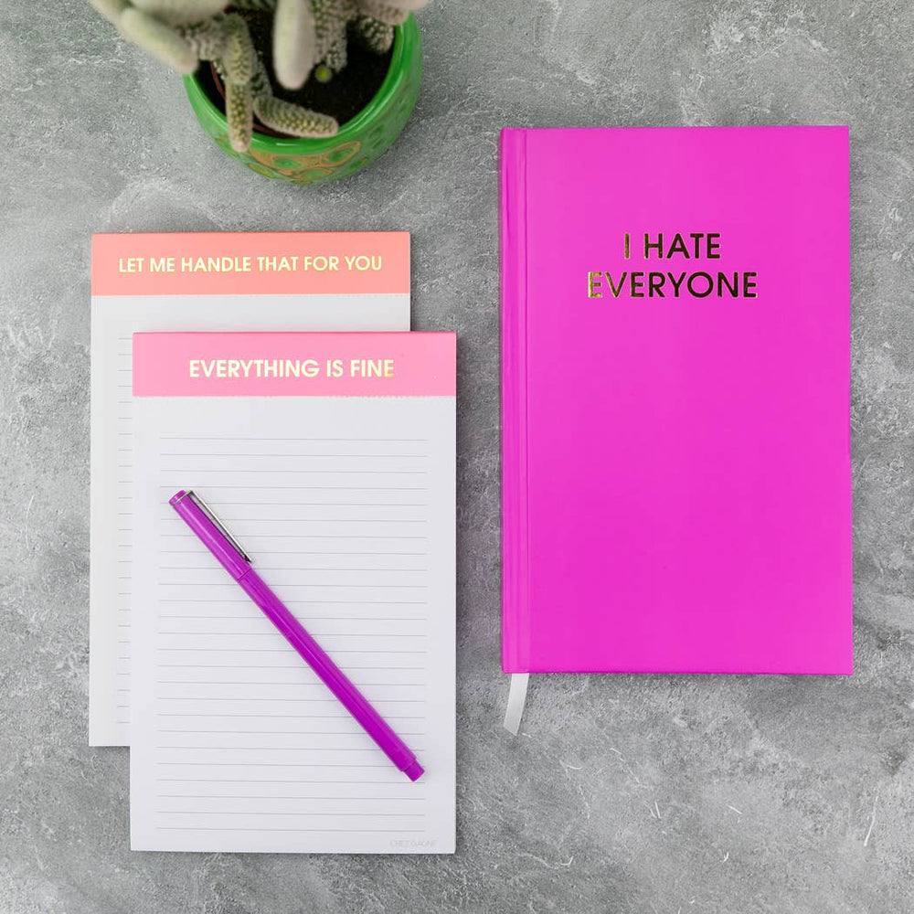 
                      
                        Chez Gagné - I Hate Everyone Journal Bright Hardcover by Chez Gagné at Confetti Gift and Party
                      
                    