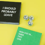 Chez Gagné - Irish Exit - Funny Cocktail Napkins by Chez Gagné at Confetti Gift and Party Tuscaloosa Alabama