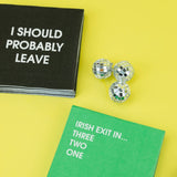 Chez Gagné - Irish Exit - Funny Cocktail Napkins by Chez Gagné at Confetti Gift and Party Tuscaloosa Alabama