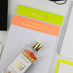 Chez Gagné - It's A Great Day, To Have A Great Day - Lined Notepad - Perforated Sheets - Bright Orange by Chez Gagné at Confetti Gift and Party Tuscaloosa Alabama