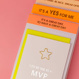 Chez Gagné - It's A Great Day, To Have A Great Day - Lined Notepad - Perforated Sheets - Bright Orange by Chez Gagné at Confetti Gift and Party Tuscaloosa Alabama