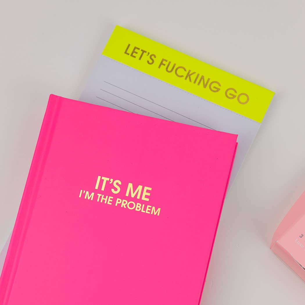 Chez Gagné - It's Me I'm The Problem Journal - Daily Journal - Bright Hardcover by Chez Gagné at Confetti Gift and Party Tuscaloosa Alabama