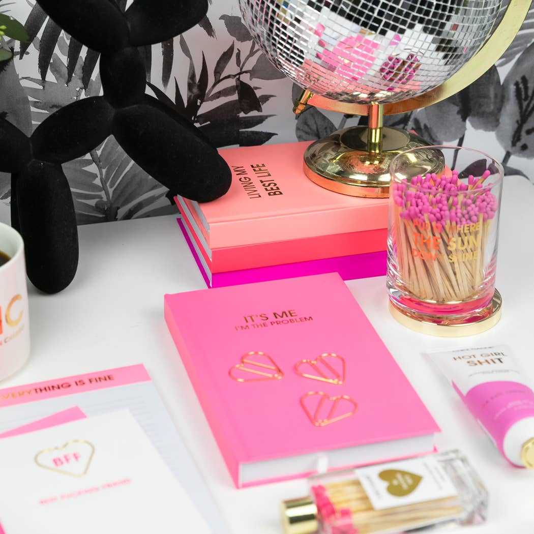 Chez Gagné - It's Me I'm The Problem Journal - Daily Journal - Bright Hardcover by Chez Gagné at Confetti Gift and Party Tuscaloosa Alabama