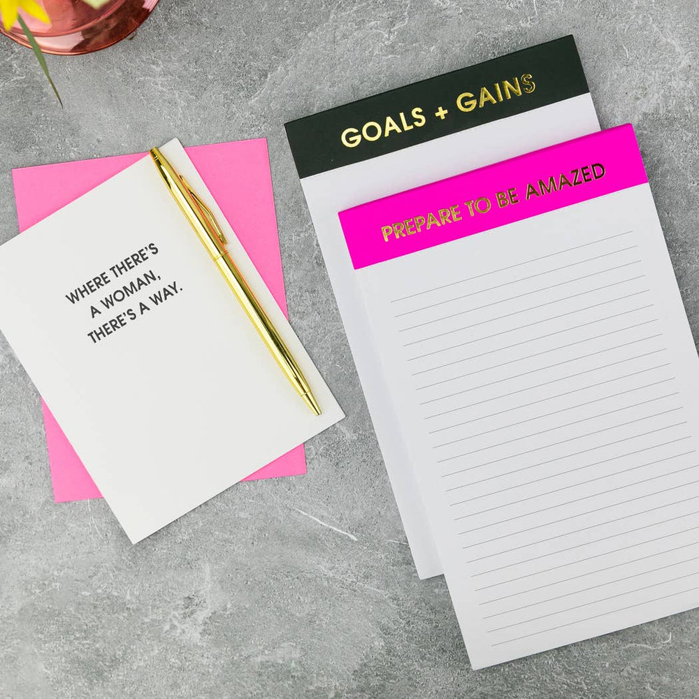 
                      
                        Chez Gagné - Prepare to Be Amazed - Lined Notepad - Bright Purple Magenta by Chez Gagné at Confetti Gift and Party
                      
                    