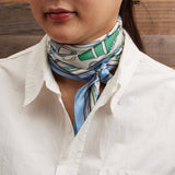Chic Fashion - Inspired Square Silk Texture Scarf by Frem at Confetti Gift and Party Tuscaloosa Alabama