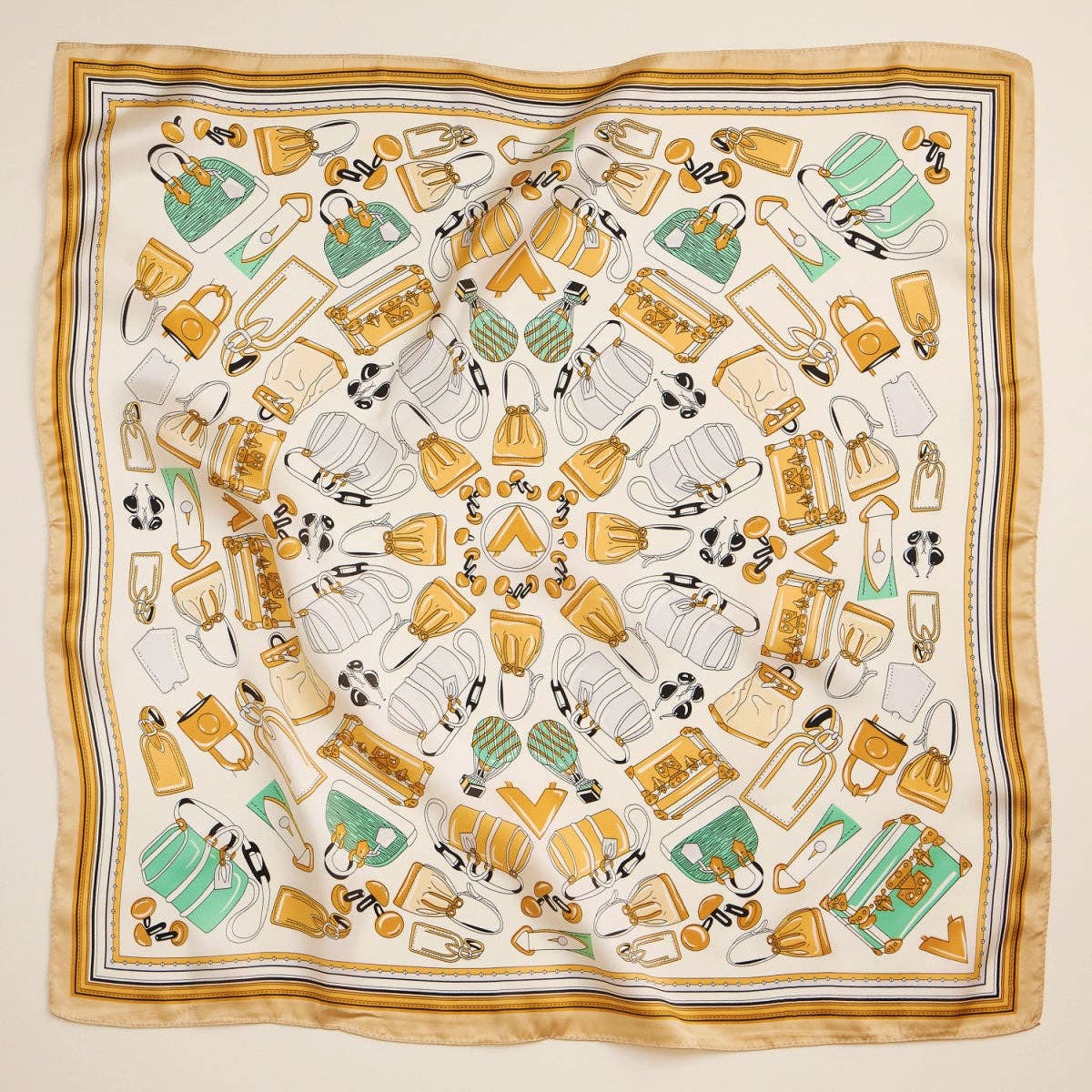 Chic Fashion - Inspired Square Silk Texture Scarf by Frem at Confetti Gift and Party Tuscaloosa Alabama