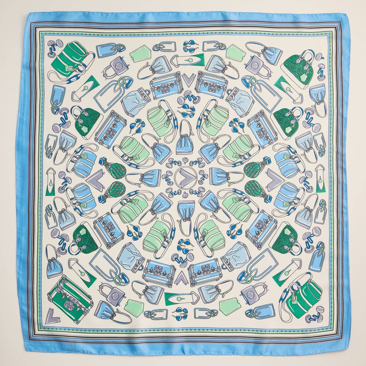 Chic Fashion - Inspired Square Silk Texture Scarf by Frem at Confetti Gift and Party Tuscaloosa Alabama
