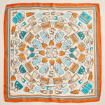 Chic Fashion - Inspired Square Silk Texture Scarf by Frem at Confetti Gift and Party Tuscaloosa Alabama