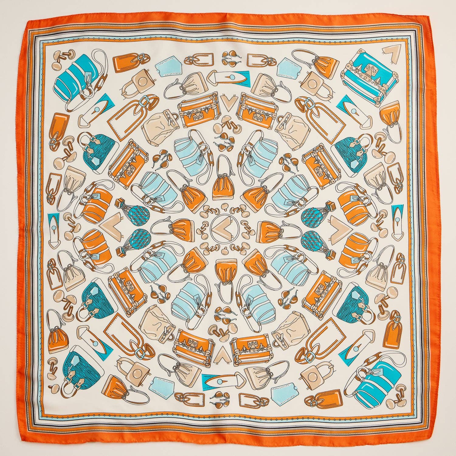 Chic Fashion - Inspired Square Silk Texture Scarf by Frem at Confetti Gift and Party Tuscaloosa Alabama