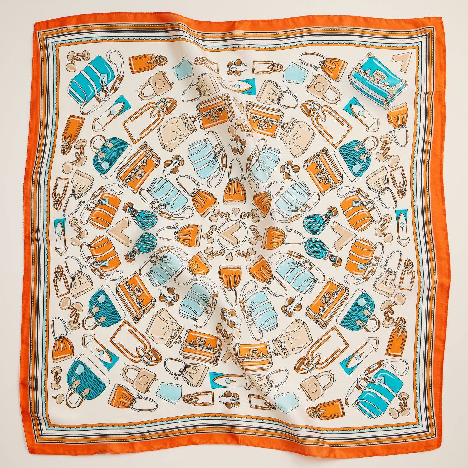 Chic Fashion - Inspired Square Silk Texture Scarf by Frem at Confetti Gift and Party Tuscaloosa Alabama