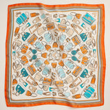 Chic Fashion - Inspired Square Silk Texture Scarf by Frem at Confetti Gift and Party Tuscaloosa Alabama