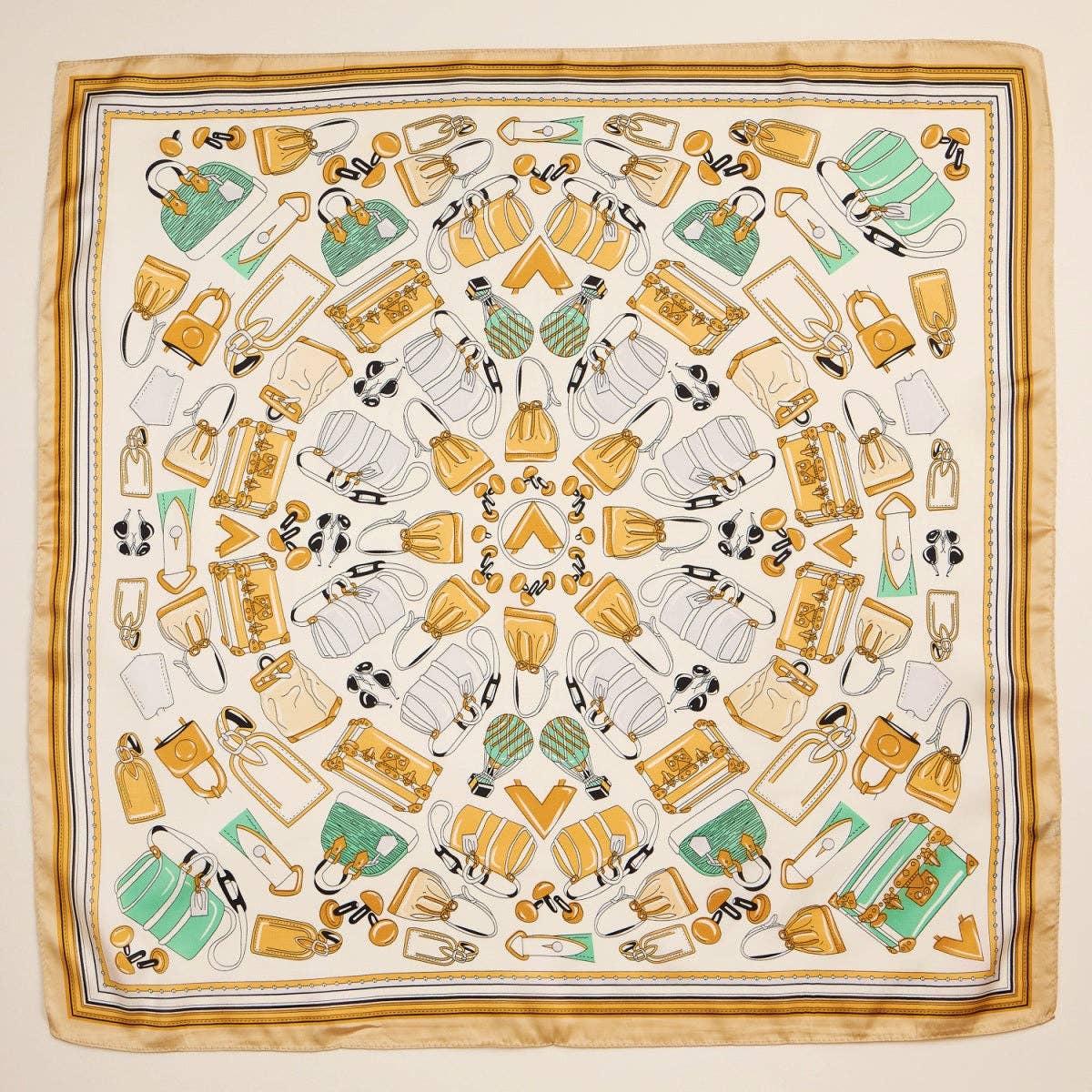 Chic Fashion - Inspired Square Silk Texture Scarf by Frem at Confetti Gift and Party Tuscaloosa Alabama