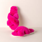 CHRISTINA SLIPPERS, MAGENTA by Shiraleah at Confetti Gift and Party Tuscaloosa Alabama