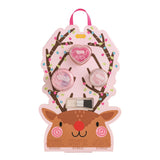 Pretend Play Set
Alt Image Text: kids Christmas makeup kit with reindeer or tree packaging and ribbon hanger
