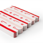 Christmas Peppermint Candy Large Scalloped Napkins by Bonjour Fête at Confetti Gift and Party Tuscaloosa Alabama