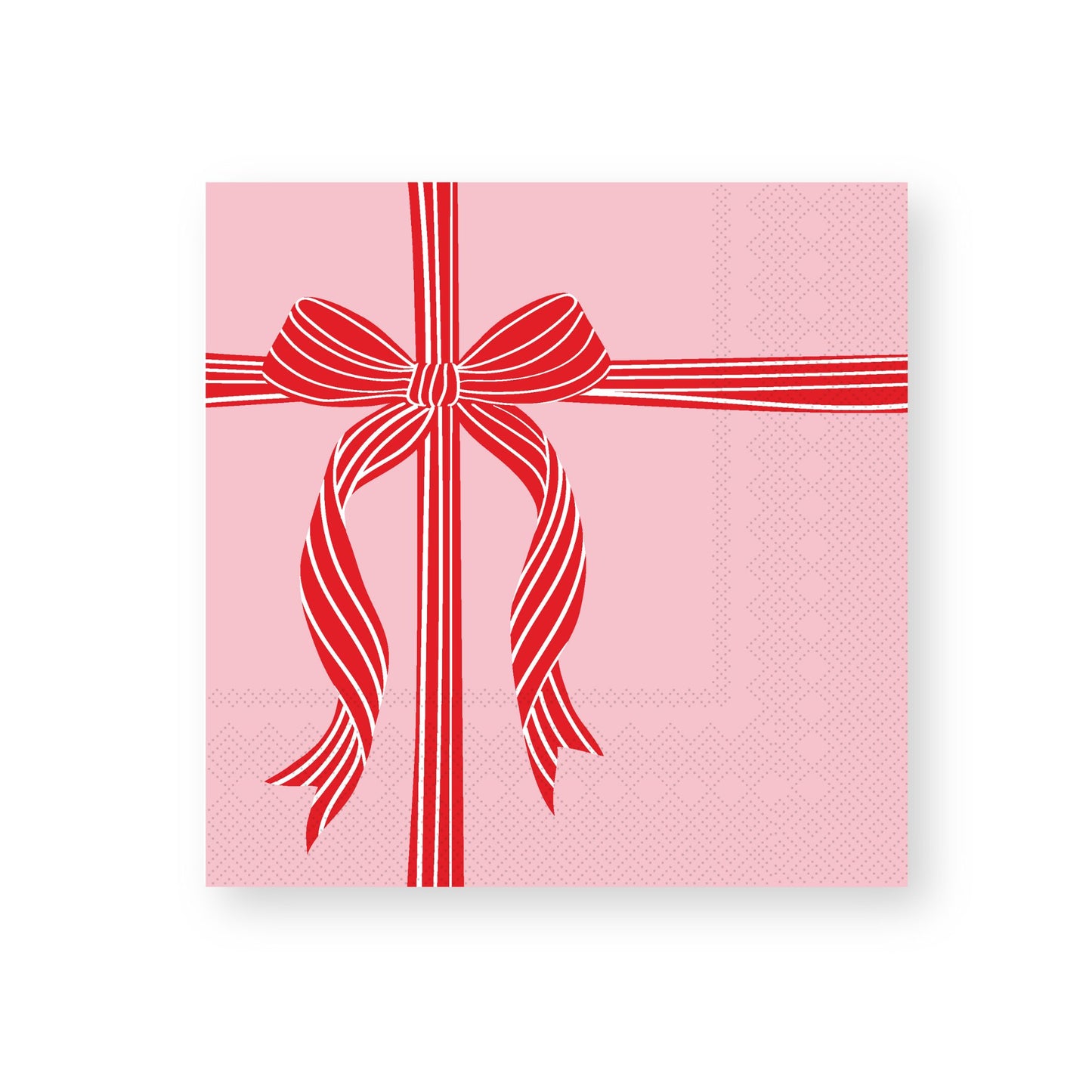 Christmas Peppermint Large Bow Napkins by Bonjour Fête at Confetti Gift and Party