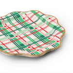 Christmas Plaid Dinner Plates by Bonjour Fête at Confetti Gift and Party Tuscaloosa Alabama