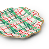 Christmas Plaid Dinner Plates by Bonjour Fête at Confetti Gift and Party Tuscaloosa Alabama