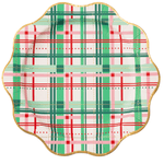 Christmas Plaid Dinner Plates by Bonjour Fête at Confetti Gift and Party Tuscaloosa Alabama