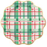 Christmas Plaid Dinner Plates by Bonjour Fête at Confetti Gift and Party Tuscaloosa Alabama