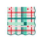 Christmas Plaid Large Napkins by Bonjour Fête at Confetti Gift and Party Tuscaloosa Alabama