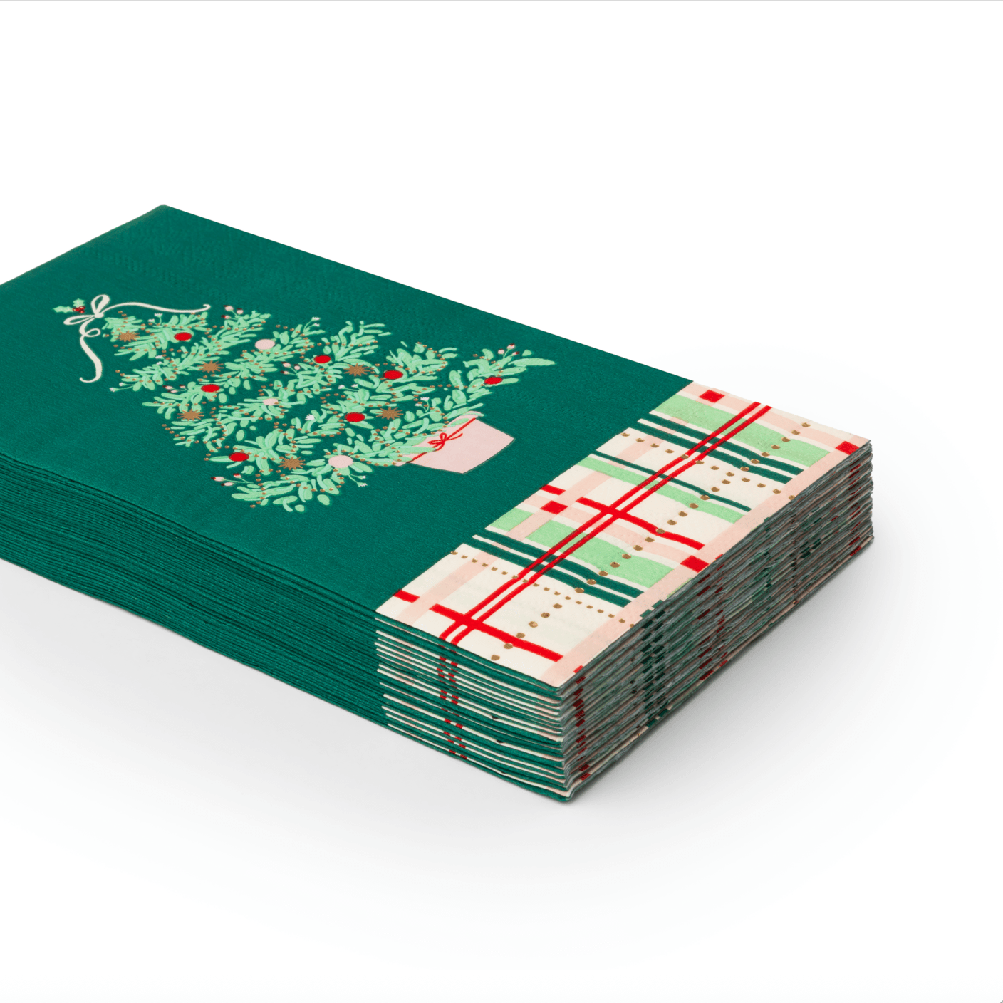 Christmas Tree Plaid Guest Towels by Bonjour Fête at Confetti Gift and Party Tuscaloosa Alabama